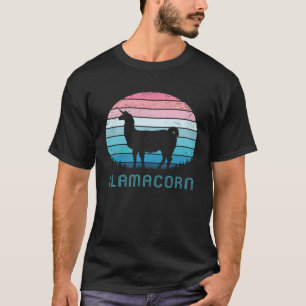 Camiseta Llamacorn Retro Llama Sem Prob Unicórnio Alpac