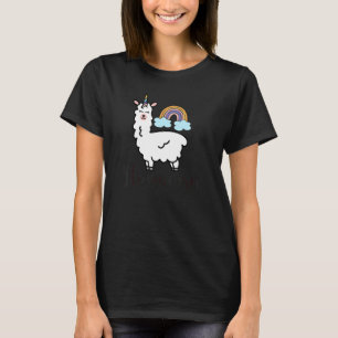 Camiseta Llamacorn Unicórnio Lhama Para Mulheres Homens An