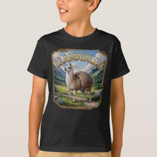 Camiseta Llamadillo Fotografia Combo Criatura Engraçada
