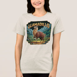 Camiseta Llamadillo Ilustração Combo Criatura Funny
