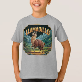 Camiseta Llamadillo Ilustração Combo Criatura Funny
