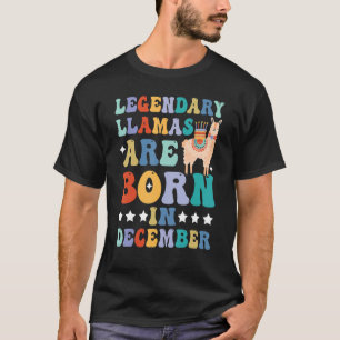 Camiseta Llamas Legendárias São Nasceres Em Dezembro De Ani