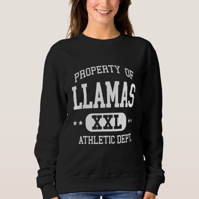 Camiseta Llamas Retro Athletic Property Dept (Frente)