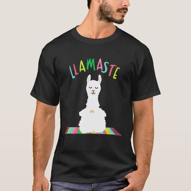 Camiseta Llamaste Meditação Llama (Frente)