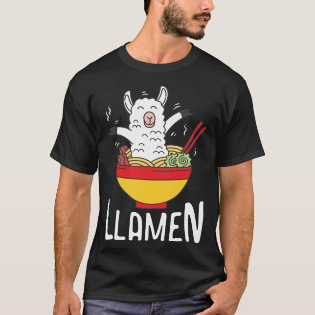 Camiseta Llamen  Llama Hilarious Sayings (Frente)