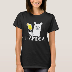 Camiseta Llamosa Mimosa Llama Mimosa Brunch de Domingo