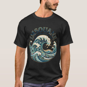 Camiseta lmsouane Marrocos, Surf, Chá & Vibrações da Costa