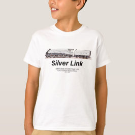 Camiseta LNER Class A4 2509 Silver Link Steam Locomotive 