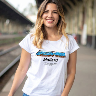 Camiseta LNER Classe A4 4468 Mallard - Loco a Vapor Mais Rá