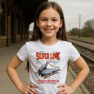 Camiseta LNER da Silver Link Classe A4 2509 Marca Locomotiv