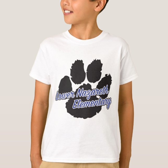 Camiseta LNES de impressão de pata (Frente)