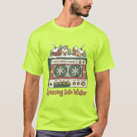 Camiseta Lo-Fi de Cassete Spinning Into Winter