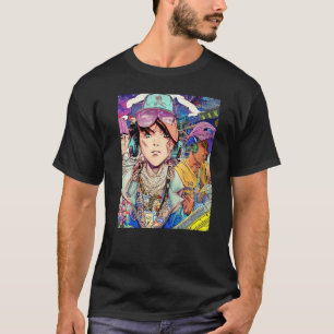 Camiseta Lo fi hip hop chillhop bate design Premium_