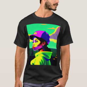 Camiseta Lo fi hip hop chillhop chill bate a estética lofi