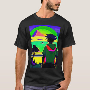 Camiseta Lo fi hip hop chillhop chill bate a estética lofi
