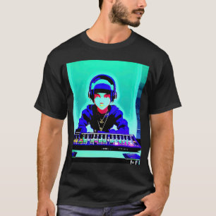 Camiseta Lo fi hip hop chillhop chill bate a estética lofi