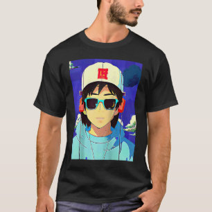 Camiseta Lo fi hip hop chillhop chill bate a estética lofi