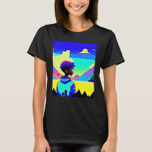 Camiseta Lo fi hip hop chillhop chill bate a estética lofi