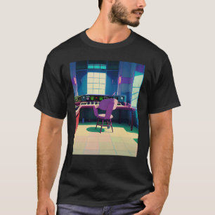 Camiseta Lo fi hip hop chillhop chill bate a estética lofi