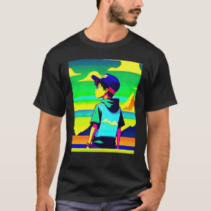 Camiseta Lo fi hip hop chillhop chill bate a estética lofi