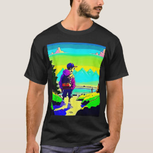 Camiseta Lo fi hip hop chillhop chill bate a estética lofi