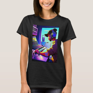 Camiseta Lo fi hip hop chillhop chill bate estética 110