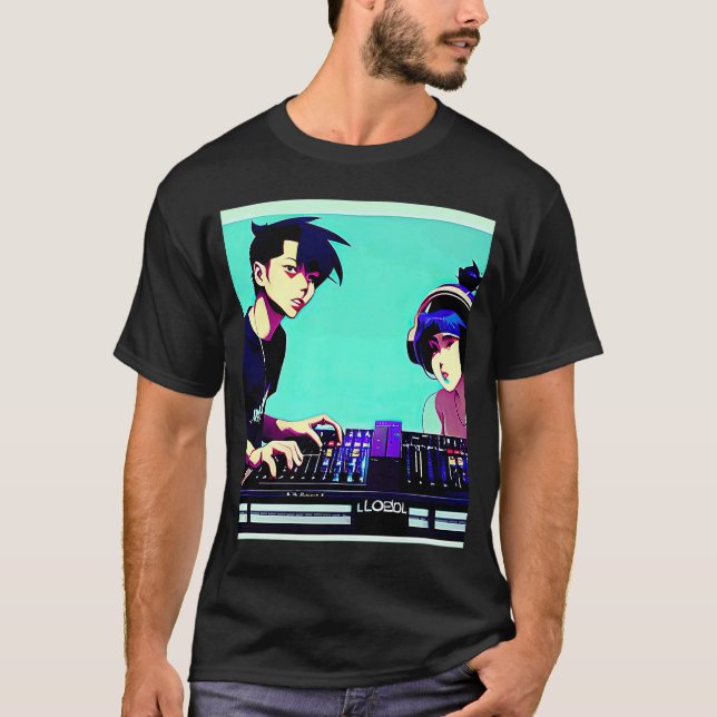 Camiseta Lo fi hip hop chillhop chill bate estética 175 (Frente)