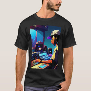 Camiseta Lo fi hip hop chillhop chill bate estética 23