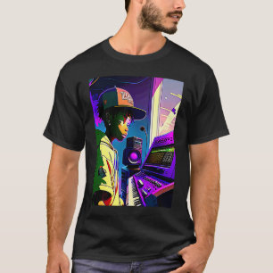 Camiseta Lo fi hip hop chillhop chill bate estética 35