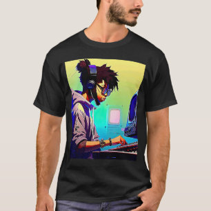 Camiseta Lo fi hip hop chillhop chill bate estética 39
