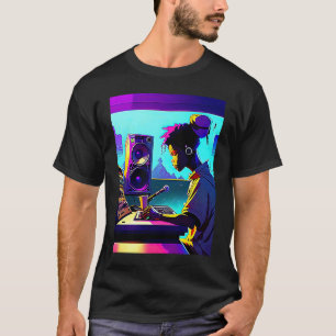 Camiseta Lo fi hip hop chillhop chill bate estética 44
