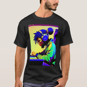 Camiseta Lo fi hip hop chillhop chill bate estética 54
