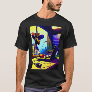 Camiseta Lo fi hip hop chillhop chill bate estética 67