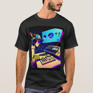 Camiseta Lo fi hip hop chillhop chill bate estética 86