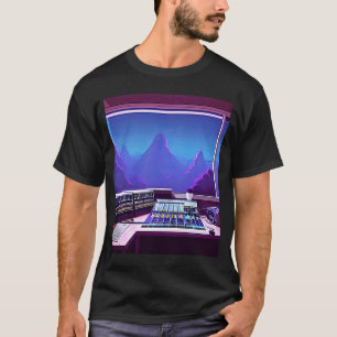 Camiseta Lo fi hip hop chillhop chill bate estúdio aestheti