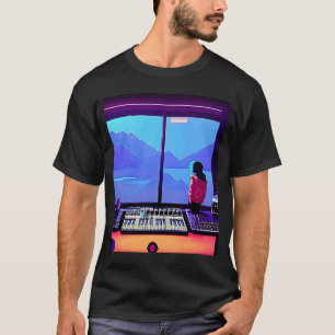 Camiseta Lo fi hip hop chillhop chill bate estúdio aestheti