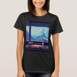 Camiseta Lo fi hip hop chillhop chill bate estúdio aestheti