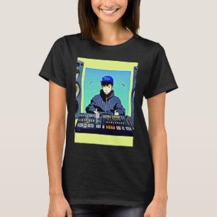 Camiseta Lo fi hip hop chillhop chill bate estúdio aestheti