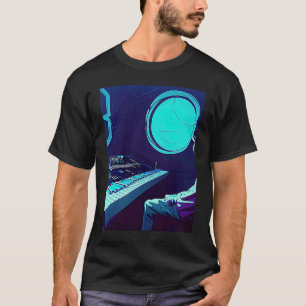 Camiseta Lo fi hip hop chillhop chill bate estúdio aestheti
