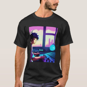 Camiseta Lo fi hip hop chillhop chill bate na estética 17