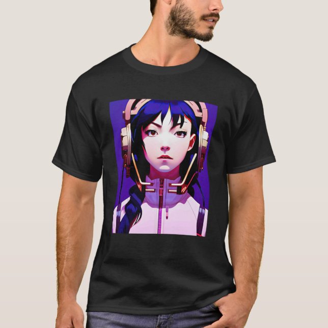 Camiseta Lo fi hip hop chillhop chill bate na estética 18 (Frente)