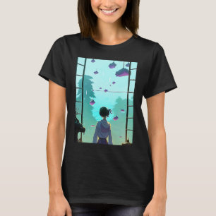 Camiseta Lo fi hip hop chillhop chill bate na estética 3