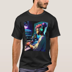 Camiseta Lo fi hip hop chillhop chill bate na estética 4