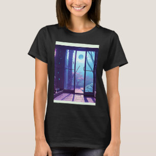 Camiseta Lo fi hip hop chillhop chill bate o gato estético