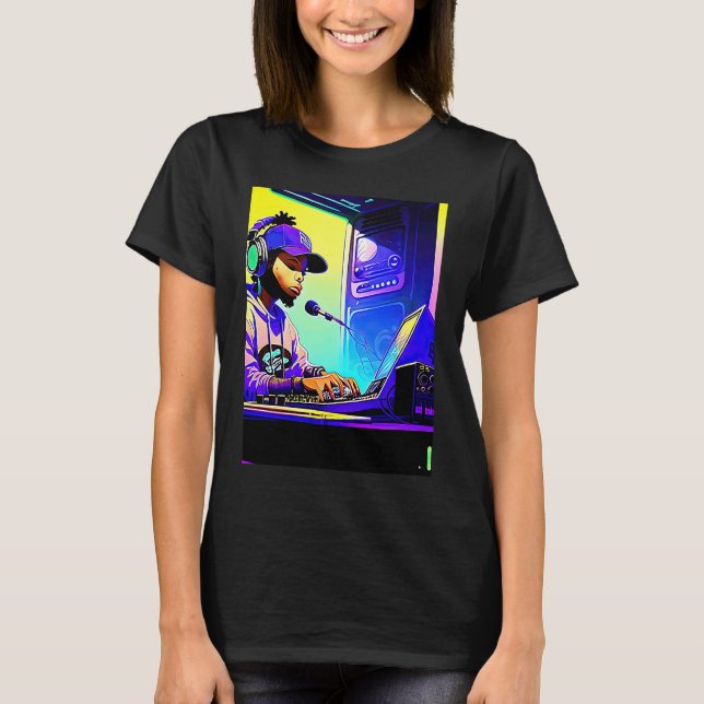 Camiseta Lo fi hip hop chillhop chill beats aesthetics  11 (Frente)