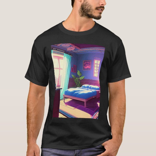 Camiseta Lo fi hip hop chillhop chill beats aesthetics  164 (Frente)