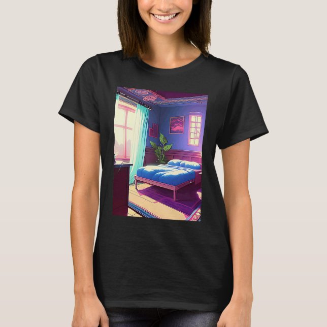 Camiseta Lo fi hip hop chillhop chill beats aesthetics  164 (Frente)