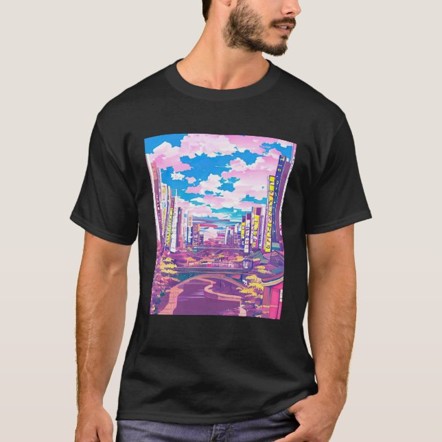 Camiseta Lo fi hip hop chillhop chill beats aesthetics 23 (Frente)
