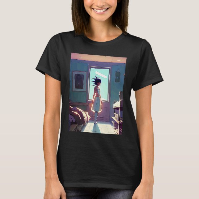 Camiseta Lo fi hip hop chillhop chill beats aesthetics  25 (Frente)