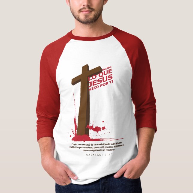 Camiseta Lo que Jesús hizo por ti (Frente)